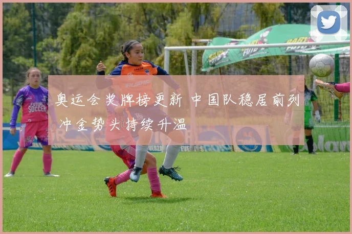 奥运会奖牌榜更新 中国队稳居前列 冲金势头持续升温